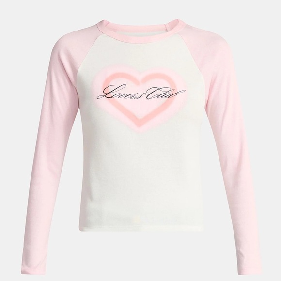 No Boundaries Baby Graphic Tee with Long Raglan Sleeves - Picture 1 of 5